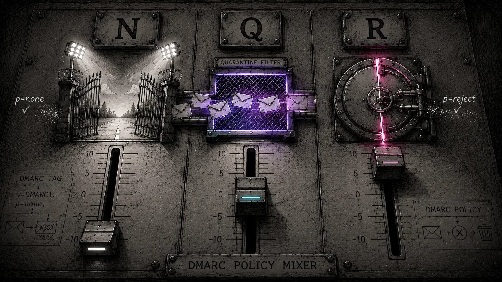 DMARC Policy: None vs Quarantine vs Reject